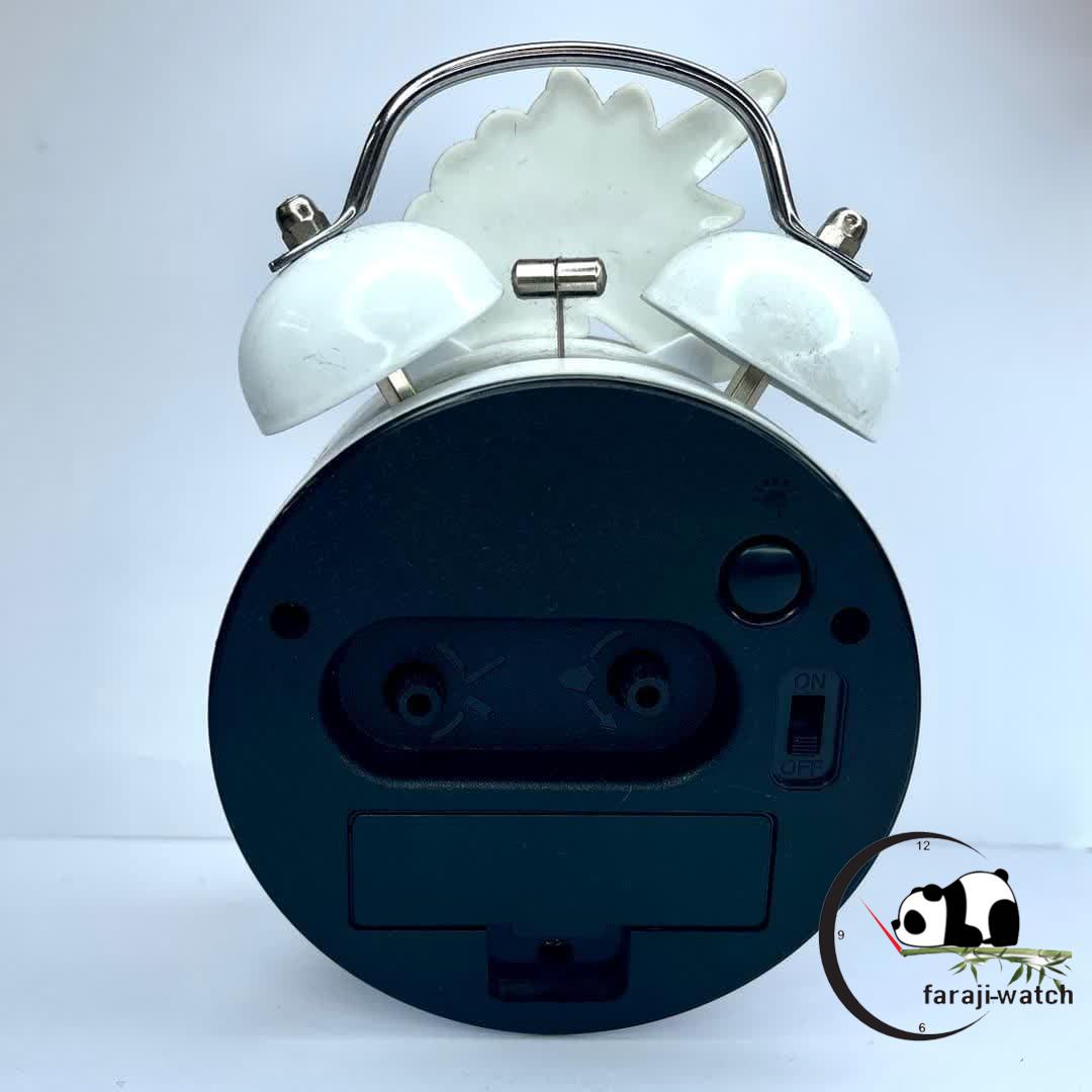 ساعت رومیزی زنگ دار طرح اسب شاخدار - تصویر 2