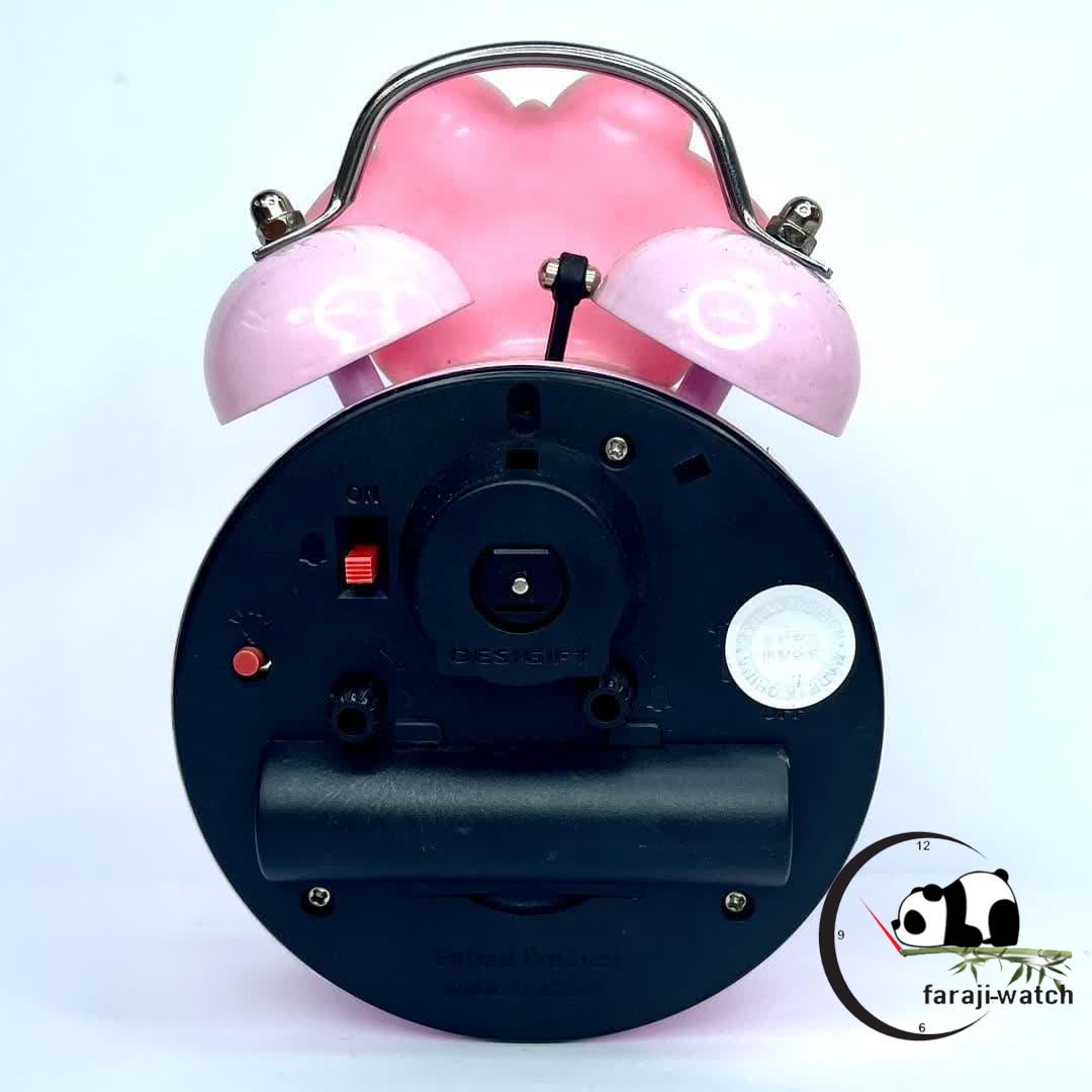 ساعت رومیزی زنگ دار طرح ببعی - تصویر 3