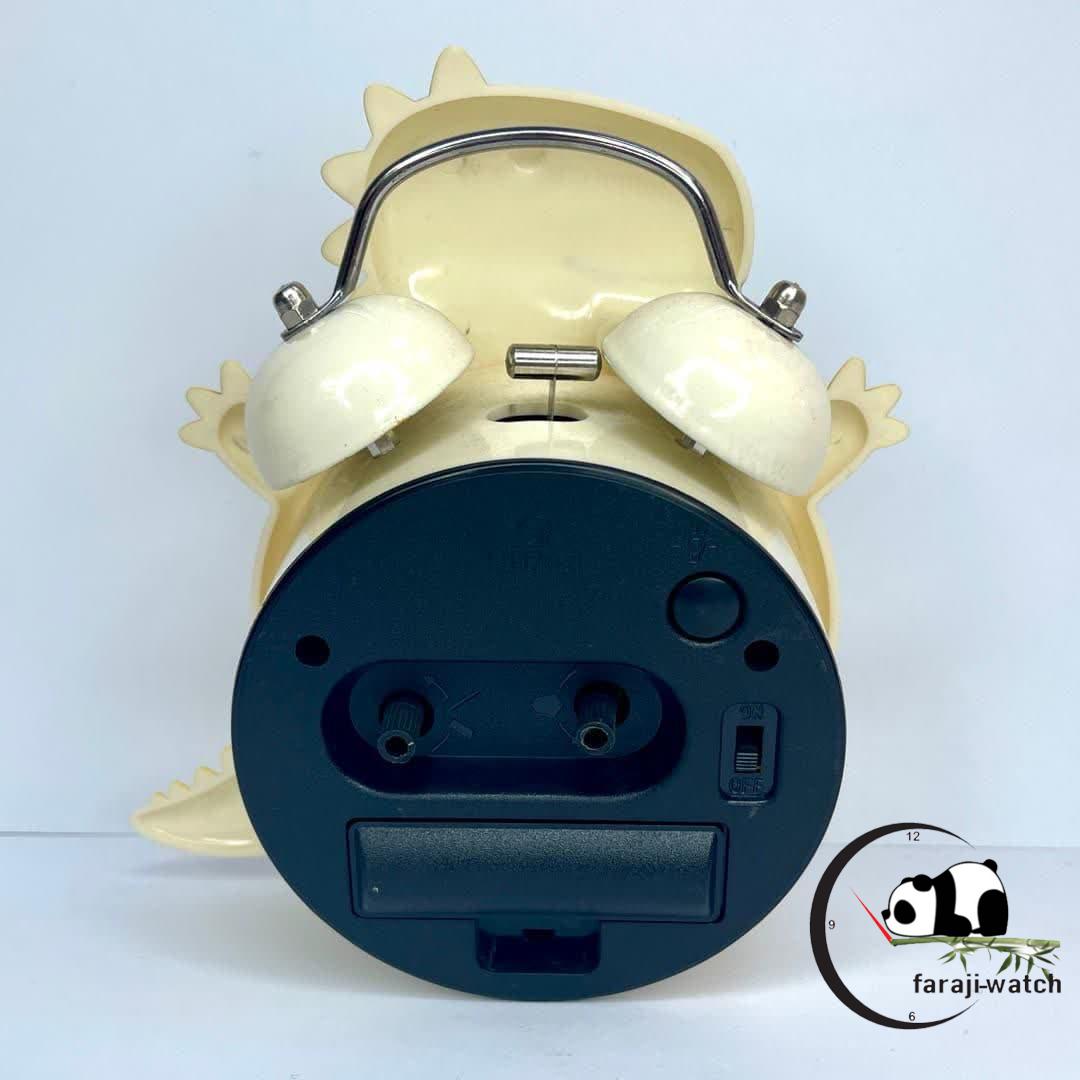 ساعت رومیزی زنگ دار طرح دایناسور - تصویر 2