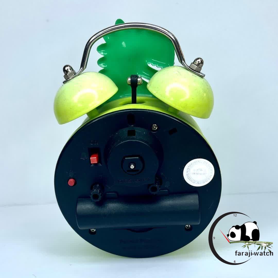 ساعت رومیزی زنگ دار طرح دایناسور - تصویر 2