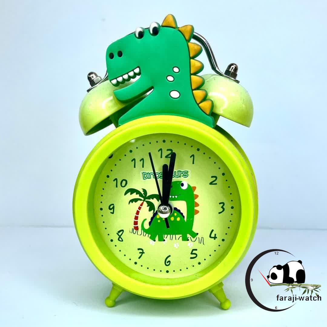 ساعت رومیزی زنگ دار طرح دایناسور